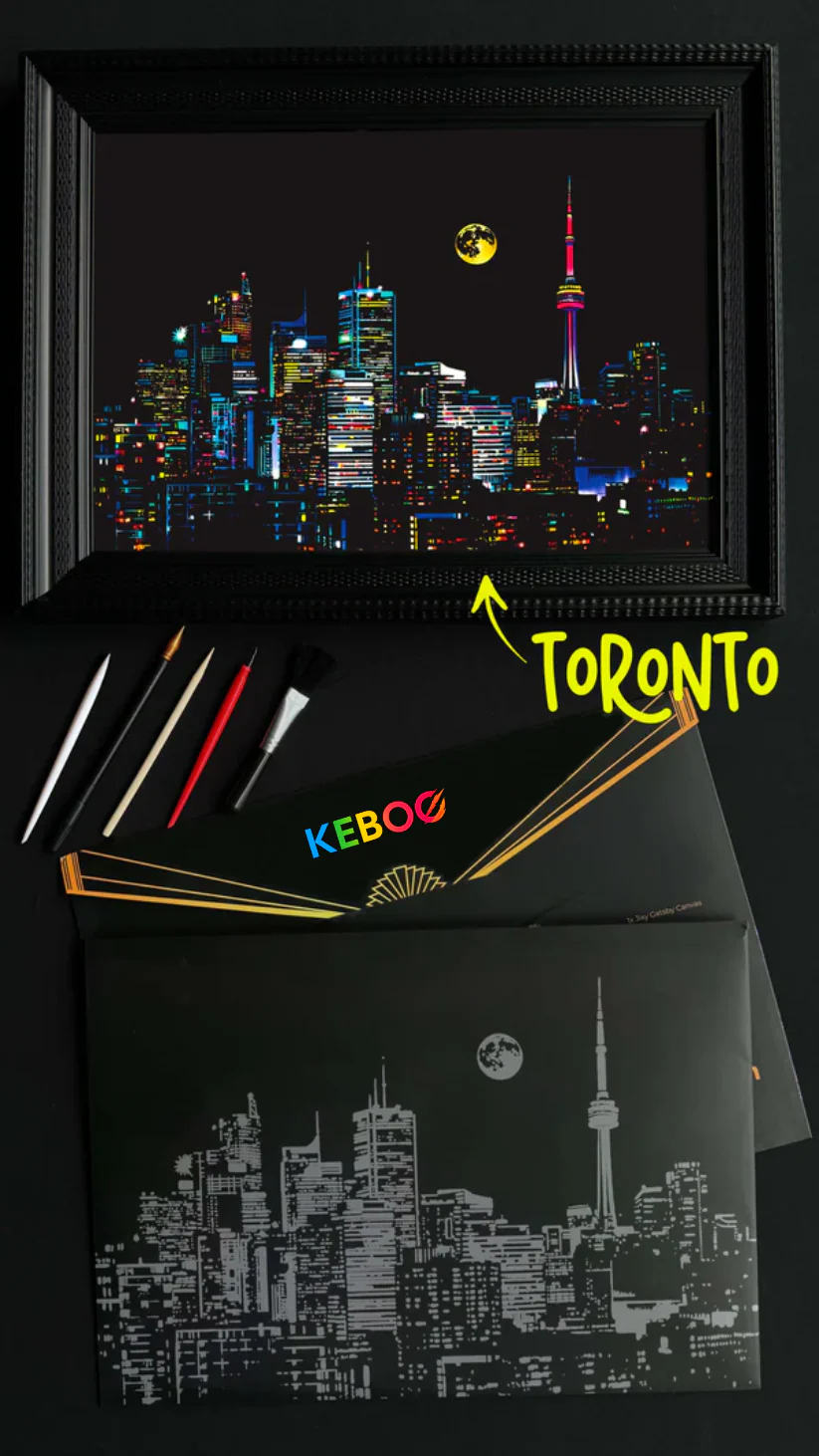 Scratch Art Ciudades