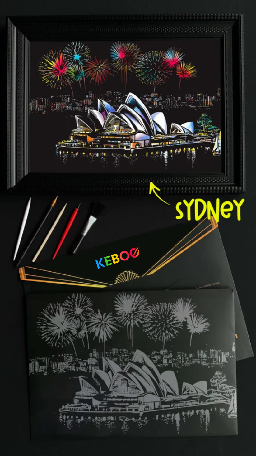 Scratch Art Ciudades