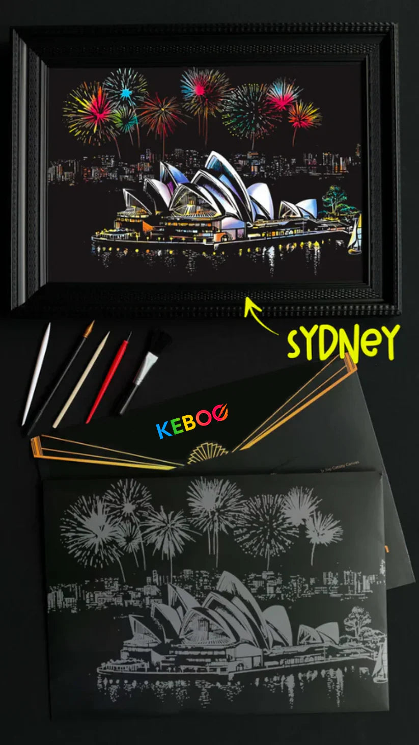 Scratch Art Ciudades