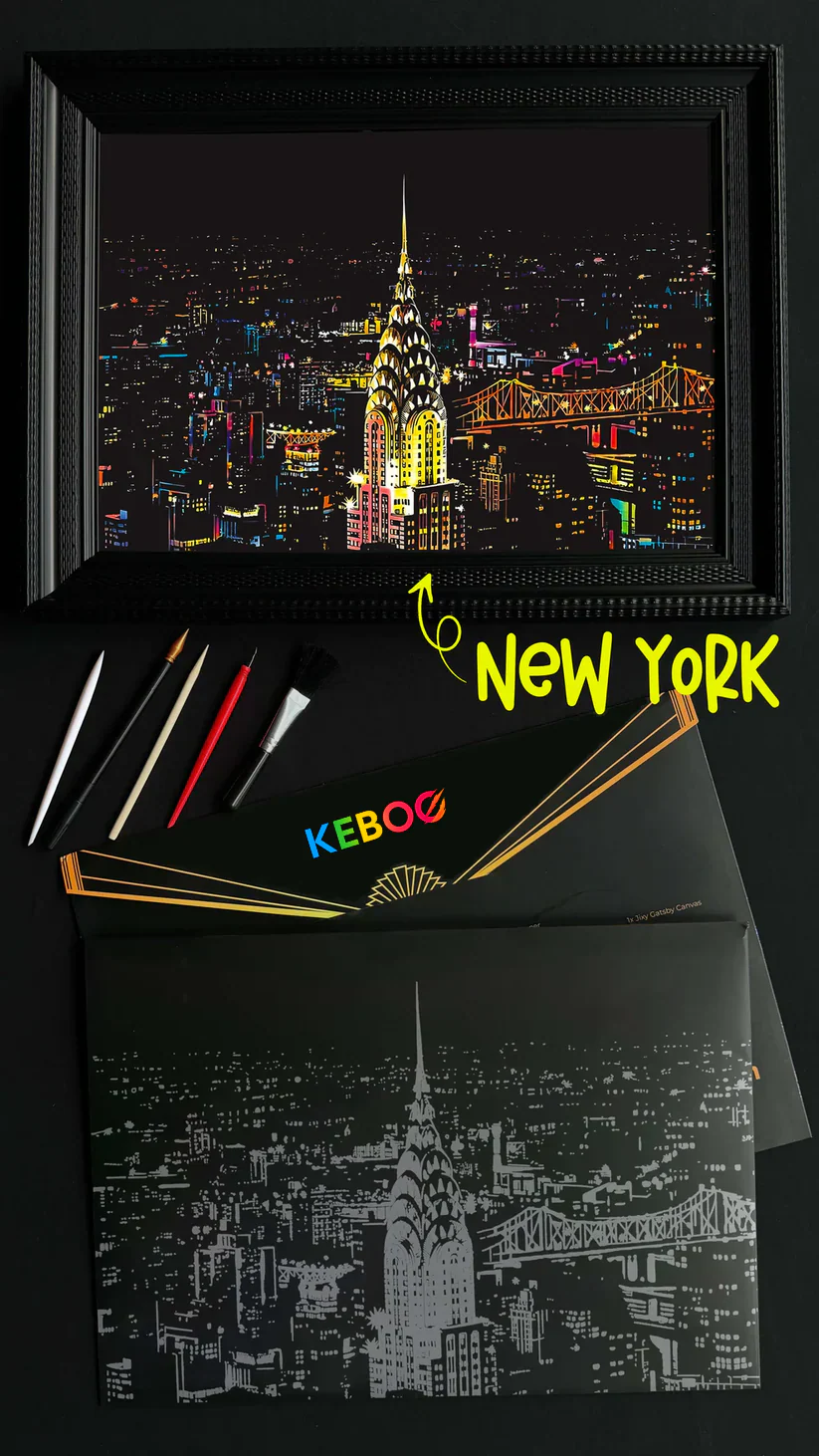 Scratch Art Ciudades