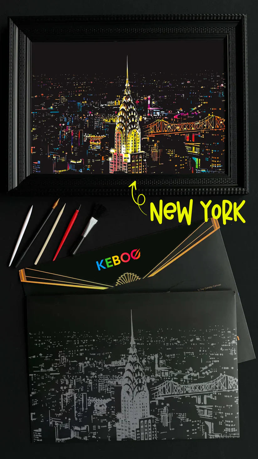 Scratch Art Ciudades